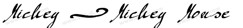 Mickey (Mickey Mouse字体转换